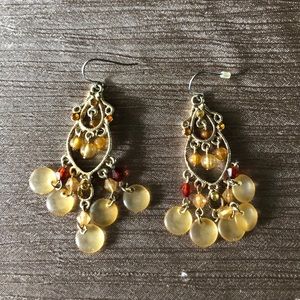 Moroccan chandelier style earrings